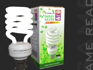 bohlam ramah lingkungan Model 3D