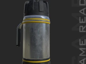 відкритий флакон - низький полі 3D Модель