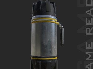 outdoor flask - low poly 3D Model
