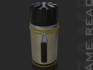 outdoor flask - low poly 3D Model
