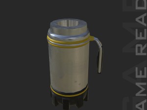 outdoor flask - low poly 3D Model