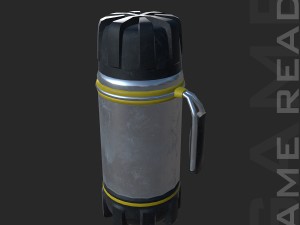 outdoor flask - low poly 3D Model