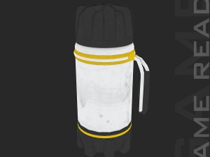 outdoor flask - low poly 3D Model