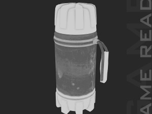 outdoor flask - low poly 3D Model