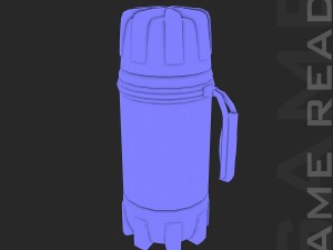 outdoor flask - low poly 3D Model