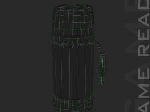 outdoor flask - low poly 3D Model