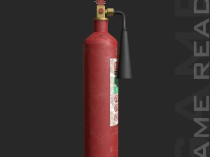 fire extinguisher - low poly 3D Модель