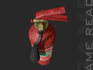 fire extinguisher - low poly 3D Модель