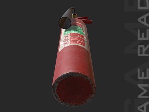 fire extinguisher - low poly 3D Модель