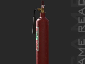 fire extinguisher - low poly 3D Модель