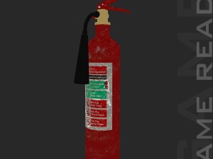 fire extinguisher - low poly 3D Модель