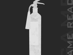 fire extinguisher - low poly 3D Model