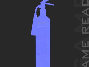 fire extinguisher - low poly 3D Модель
