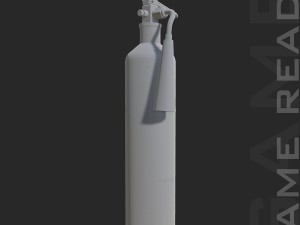 fire extinguisher - low poly 3D Модель