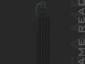 fire extinguisher - low poly 3D Модель