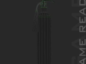 fire extinguisher - low poly 3D Model