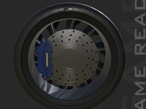 alloy wheel 001 - low poly 3D 모델