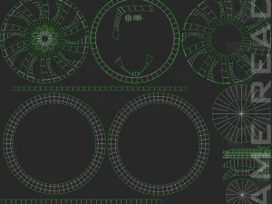 alloy wheel 001 - low poly 3D Model