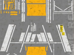 step ladders - low poly 3D Model