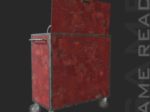 tool chest - low poly Modelo 3D