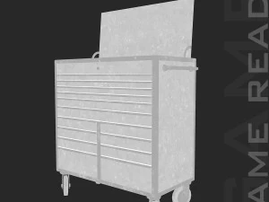 tool chest - low poly 3D Model