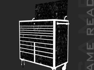 tool chest - low poly Modelo 3D