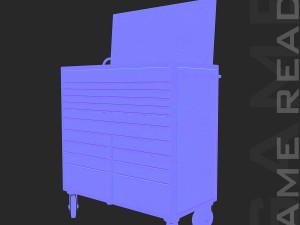 tool chest - low poly Modelo 3D