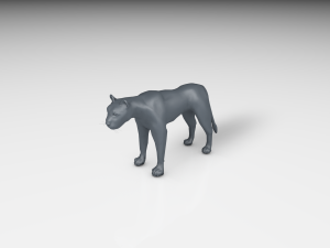 realistic cheetah Modelo 3D
