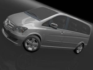 mercedes benz viano Modelo 3D