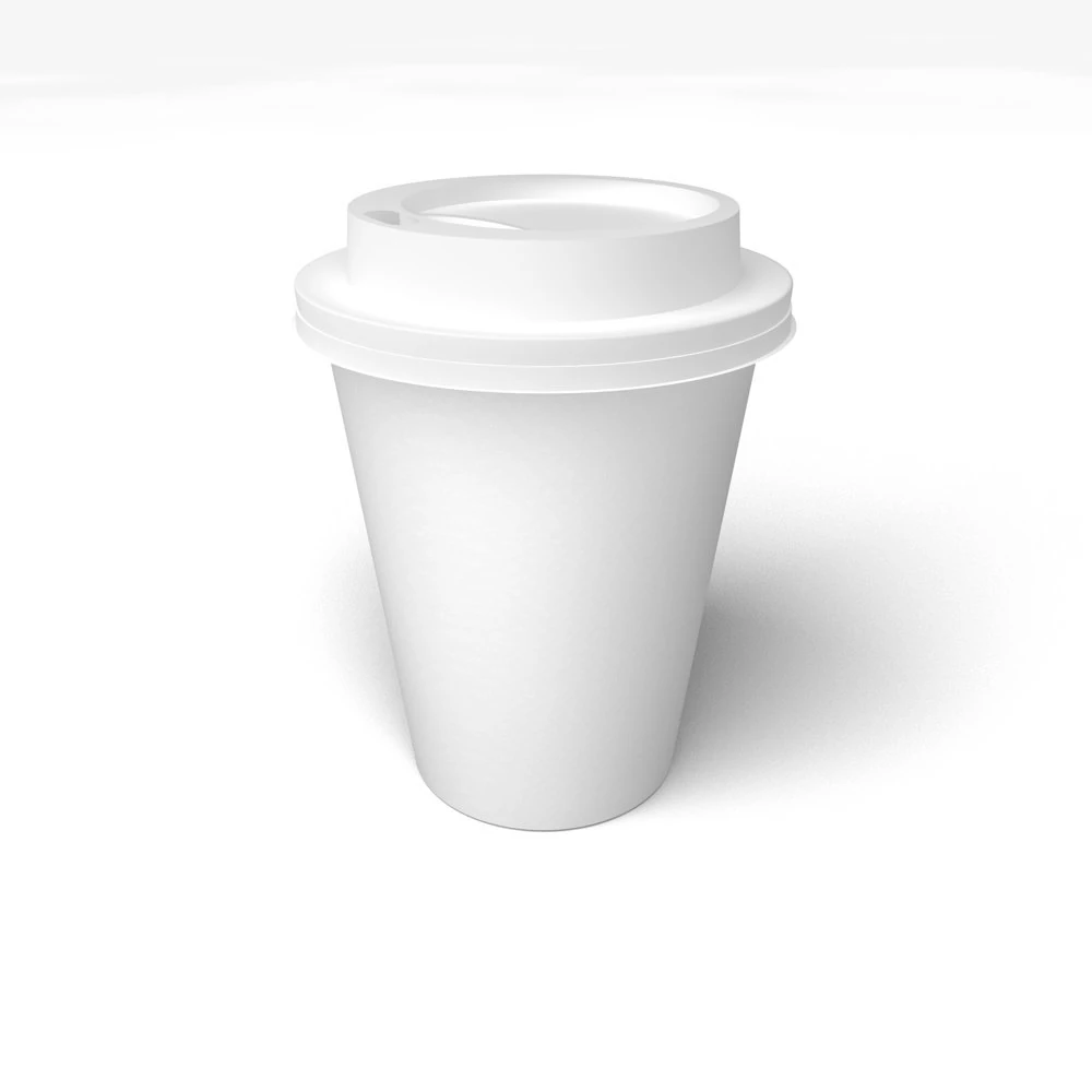 paper cup 3D Model .c4d .max .obj .3ds .fbx .stl .blend