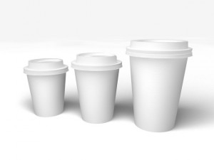 paper cup 3D-Modell