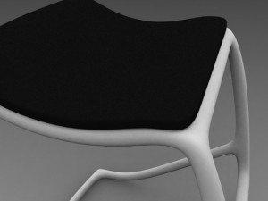 cantilever stool 3D Модель