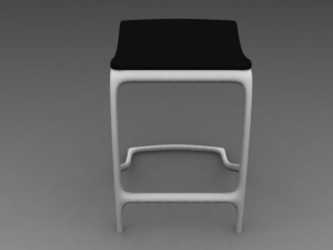 cantilever stool 3D Модель