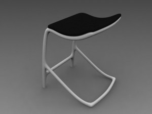 cantilever stool 3D Модель