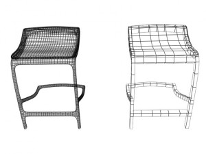 cantilever stool 3D Модель