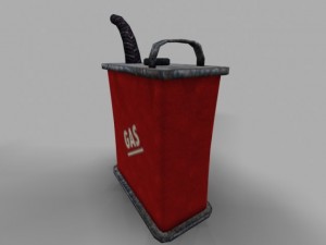 gas container Modèle 3D
