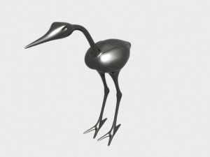 crane sculpture 3D Модель