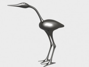 crane sculpture Modèle 3D