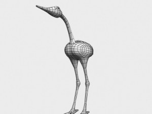 crane sculpture Modèle 3D