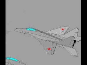 katapult schuimzweefvliegtuigen mig29 3D Model