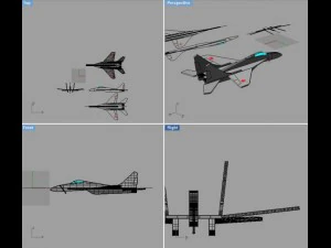 mancınık k&ouml;p&uuml;k plan&ouml;r mig29 3D Model