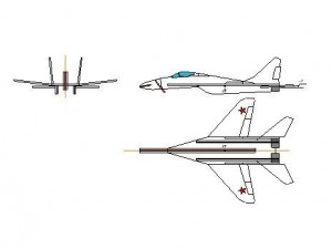 catapult foam gliders mig29 Modelo 3D