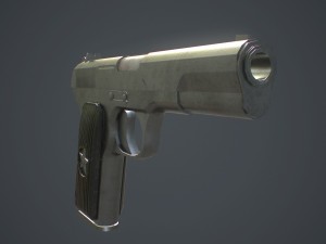tt pistol Model 3D