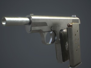 tt pistol Model 3D