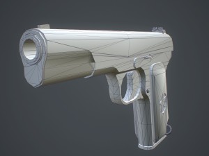 tt pistol Model 3D