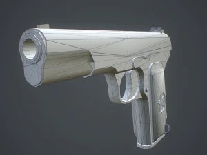TT-Pistole 3D Modell