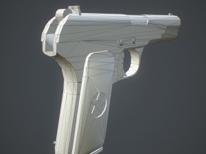 tt pistol Model 3D