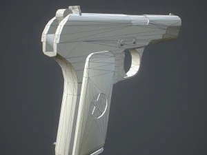 TT-Pistole 3D Modell