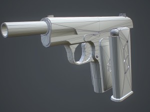 tt pistol Model 3D