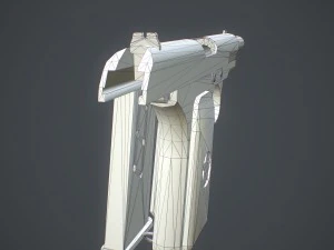 TT-Pistole 3D Modell